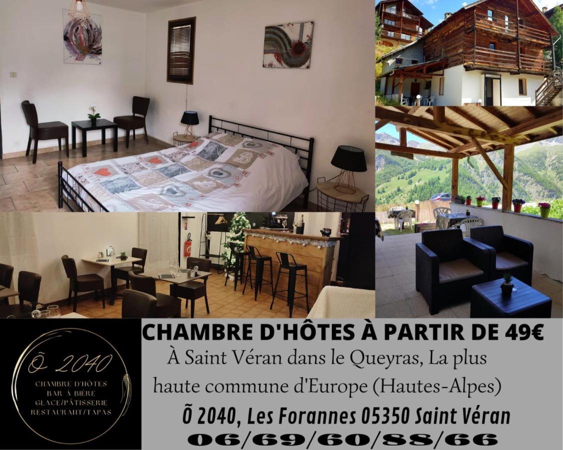 O 2040 Chambre Marmotte Saint-Veran  Luaran gambar